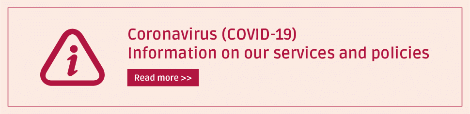 Coronavirus link image to information page